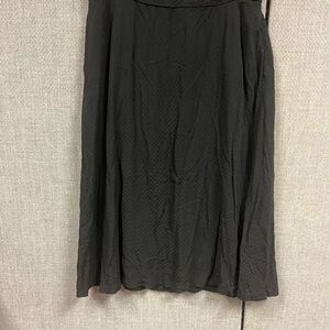 Croft & Barrow Black A-Line Skirt